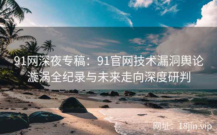91网深夜专稿：91官网技术漏洞舆论漩涡全纪录与未来走向深度研判