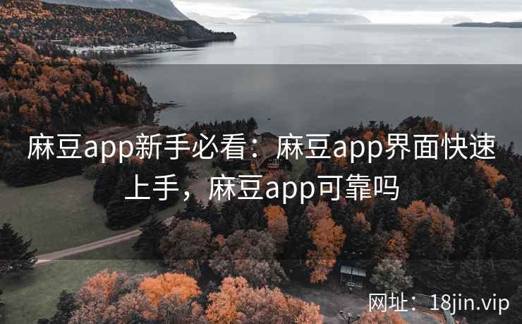 麻豆app新手必看：麻豆app界面快速上手，麻豆app可靠吗