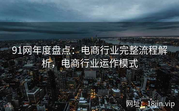 91网年度盘点：电商行业完整流程解析，电商行业运作模式